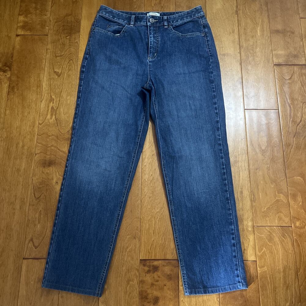 Talbot's Stretch Medium Wash High Waist Mom Jeans Size 10 Old Money Vintage 90’s